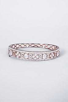 Rose Gold Finish Diamond Bracelet