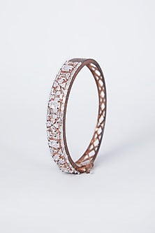 Rose Gold Finish Diamond Bracelet