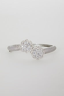 White Finish Diamond Bracelet