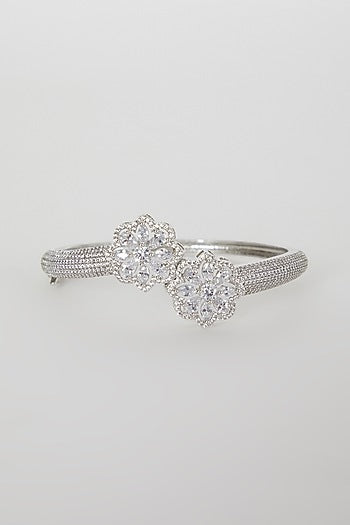 White Finish Diamond Bracelet