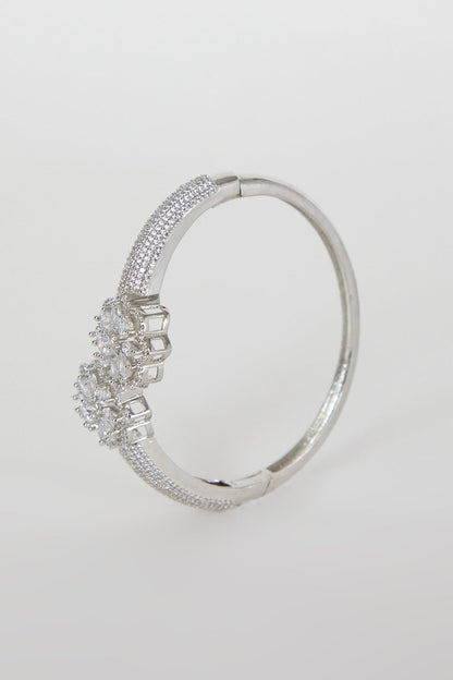 White Finish Diamond Bracelet