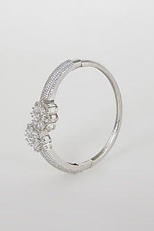 White Finish Diamond Bracelet