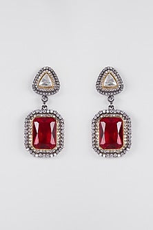 Black Rhodium Finish Earrings
