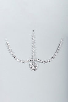 White Finish Zircon Mathapatti