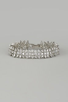 White Finish Zircon Bracelet