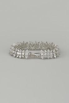 White Finish Zircon Bracelet