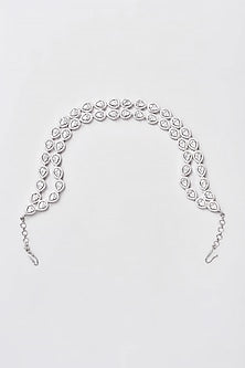 White Finish Zircon Mathapatti