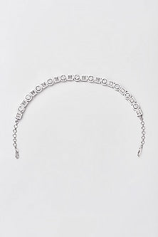 White Finish Zircon Mathapatti