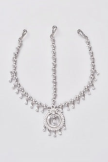 White Finish Zircon Mathapatti