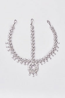 White Finish Zircon Mathapatti