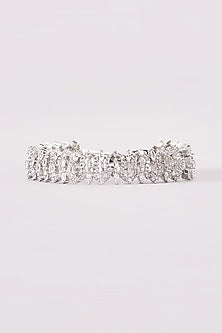 White Finish Zircon Bracelet