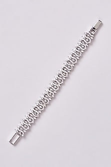 White Finish Zircon Bracelet