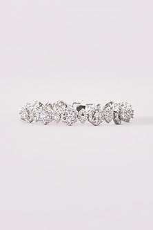 White Finish Zircon Bracelet