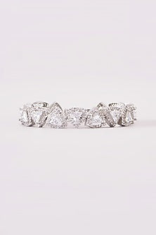 White Finish Zircon Bracelet