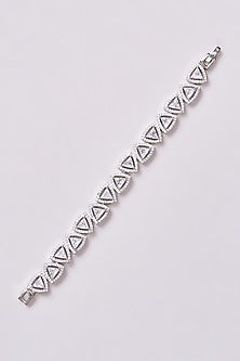 White Finish Zircon Bracelet