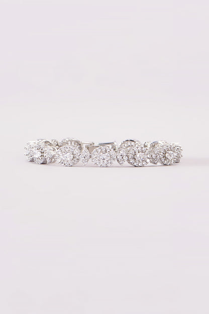 White Finish Zircon Bracelet