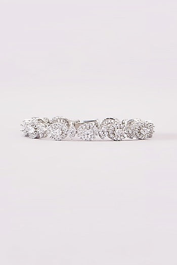 White Finish Zircon Bracelet