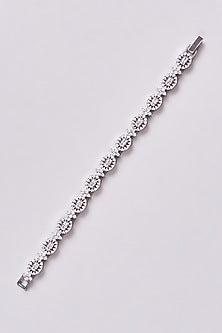 White Finish Zircon Bracelet