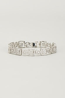 White Finish Zircon Bracelet