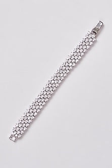 White Finish Zircon Bracelet
