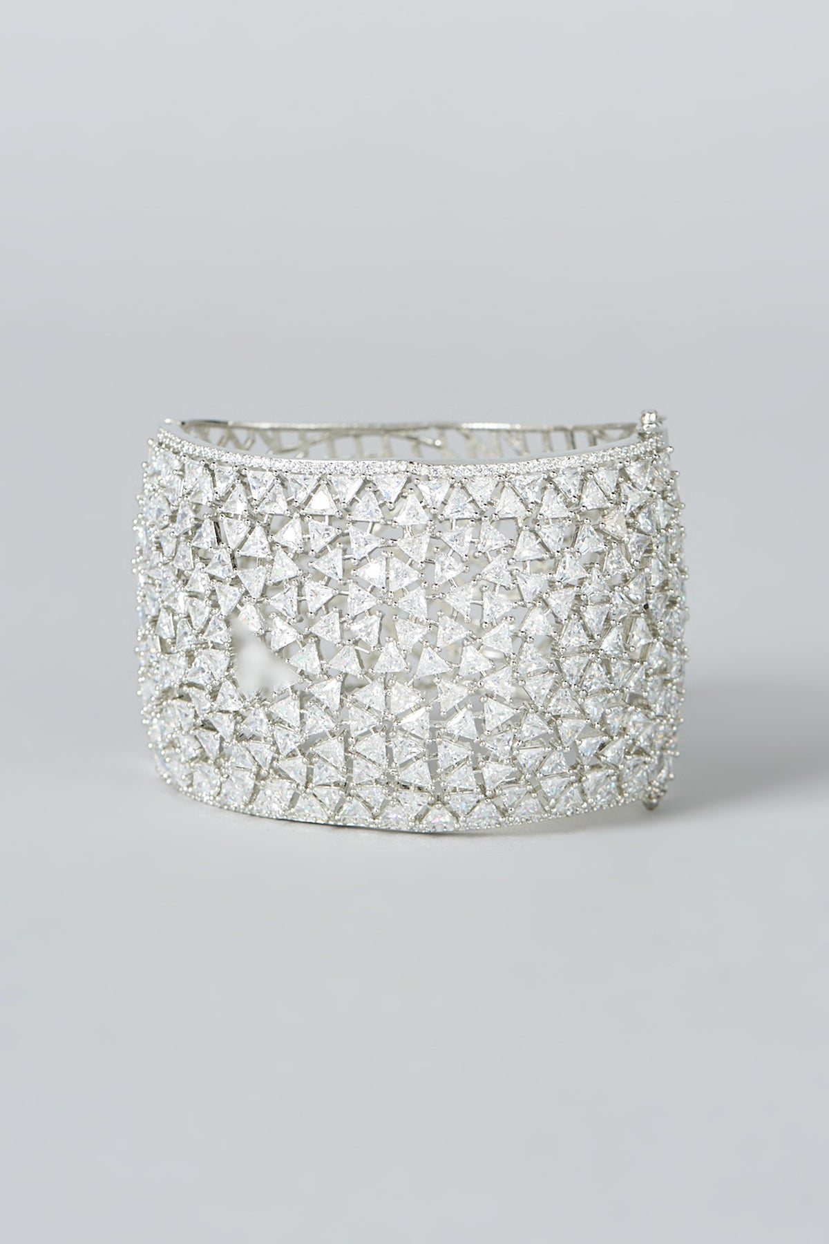 White Finish Zircon Bracelet