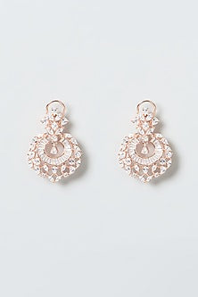 Rose Gold Finish Zircon Necklace Set