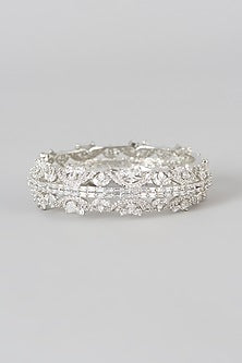 White Finish Zircon Bracelet