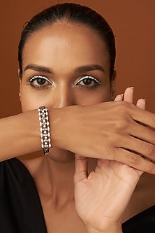 White Finish Zircon Bracelet