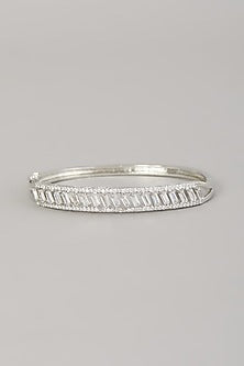 White Finish Zircon Bracelet
