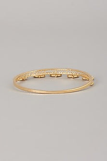 Gold Finish Zircon Bracelet