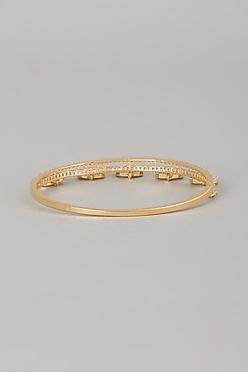 Gold Finish Zircon Bracelet