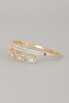Gold Finish Zircon Bracelet