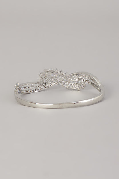 White Finish Zircon Bracelet