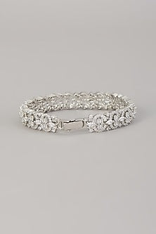 White Finish Zircon Bracelet
