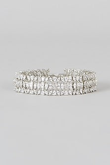 White Finish Zircon Bracelet