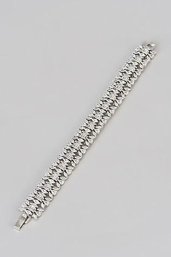 White Finish Zircon Bracelet