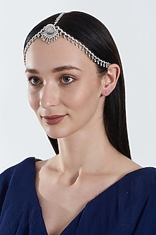 White Finish Zircon Mathapatti