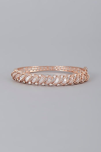 Rose Gold Finish Zircon  Bracelet