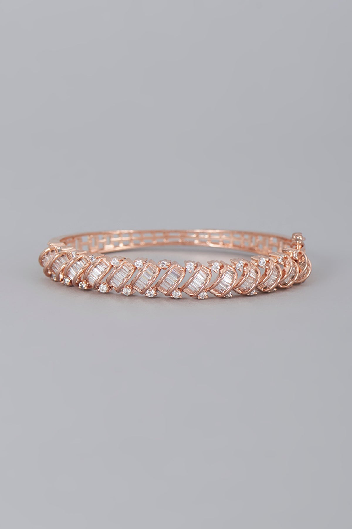 Rose Gold Finish Zircon  Bracelet