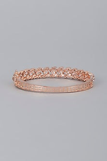 Rose Gold Finish Zircon  Bracelet