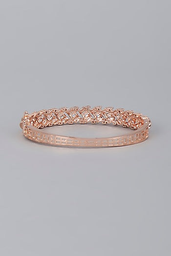 Rose Gold Finish Zircon  Bracelet