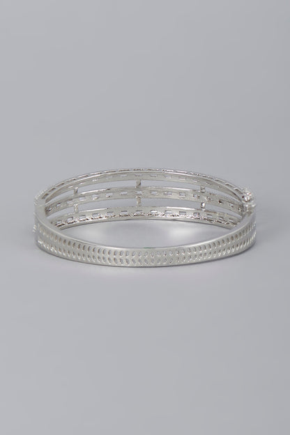 White Finish Zircon Bracelet