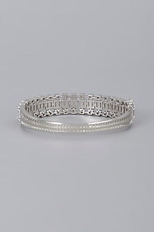 White Finish Zircon  Bracelet