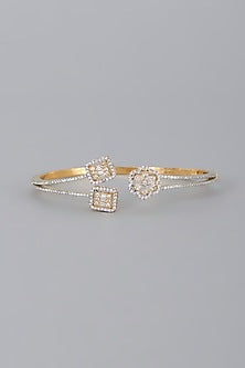 Gold Finish Zircon Bracelet