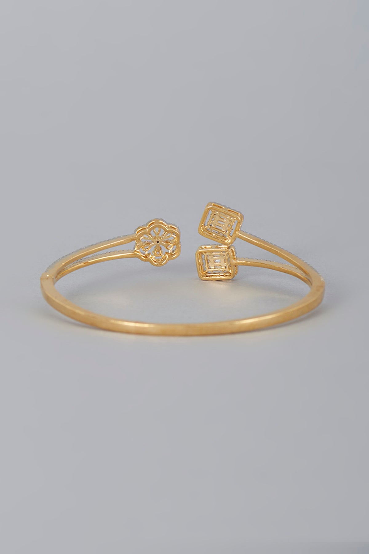 Gold Finish Zircon Bracelet
