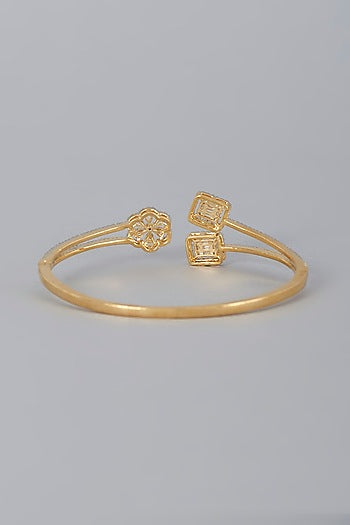 Gold Finish Zircon Bracelet