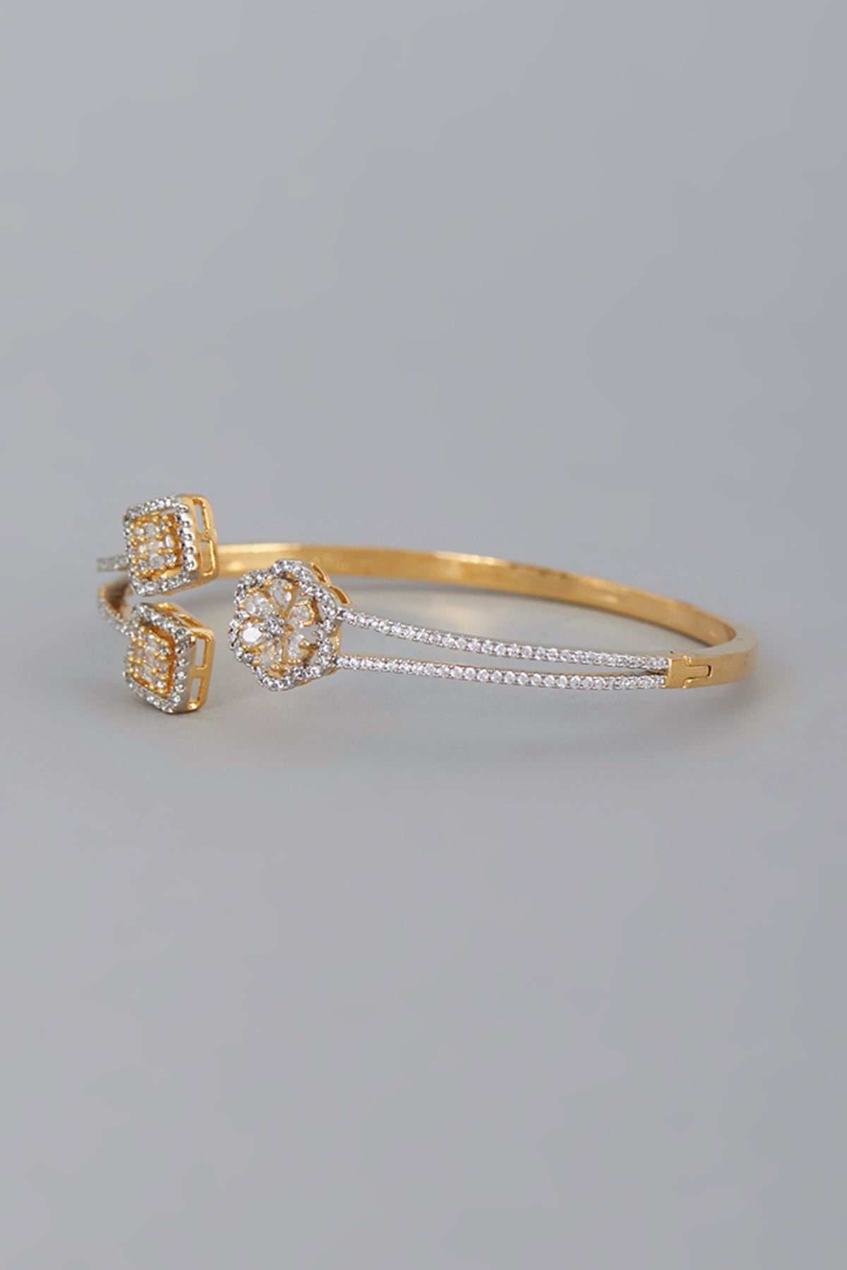 Gold Finish Zircon Bracelet
