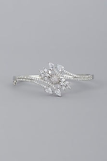 White Finish Zircon  Bracelet