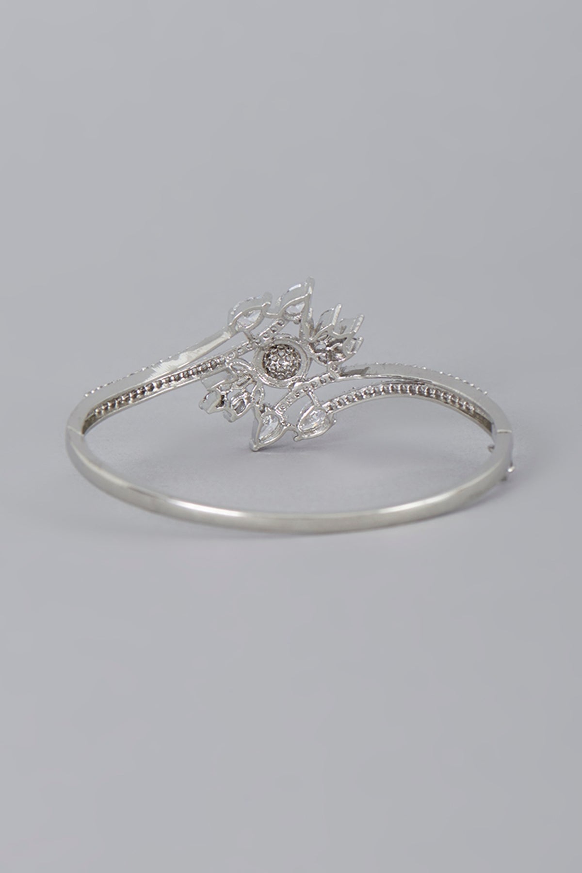 White Finish Zircon  Bracelet