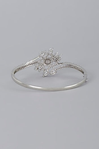 White Finish Zircon  Bracelet
